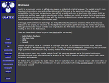 Tablet Screenshot of luatex.org