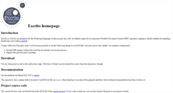 Desktop Screenshot of escrito.luatex.org